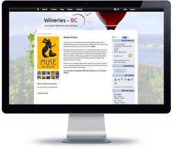 affordable drupal cms web design for B.C. Wineries